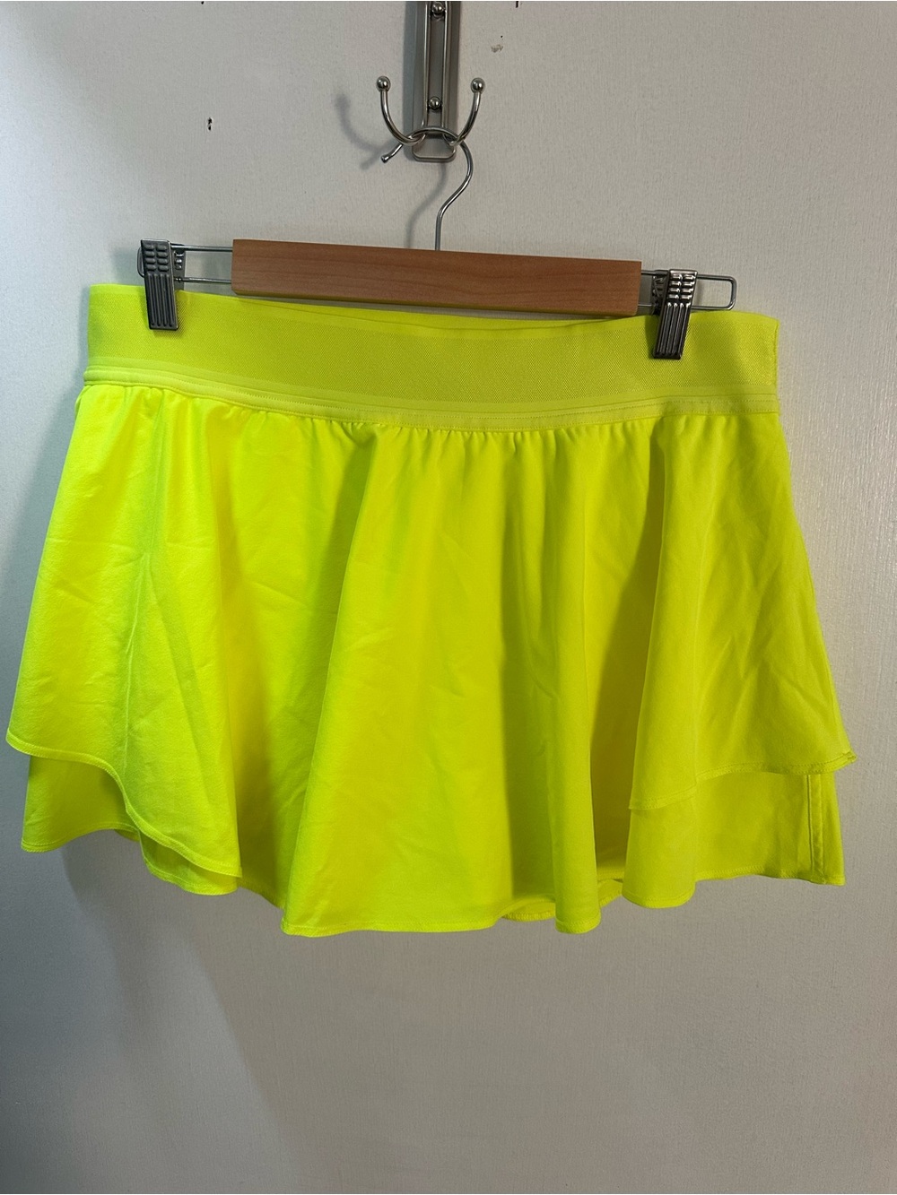lululemon athletica Neon Yellow Circle Skater Skirt